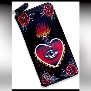 Liquorbrand “Innervision” Zip Around Wallet